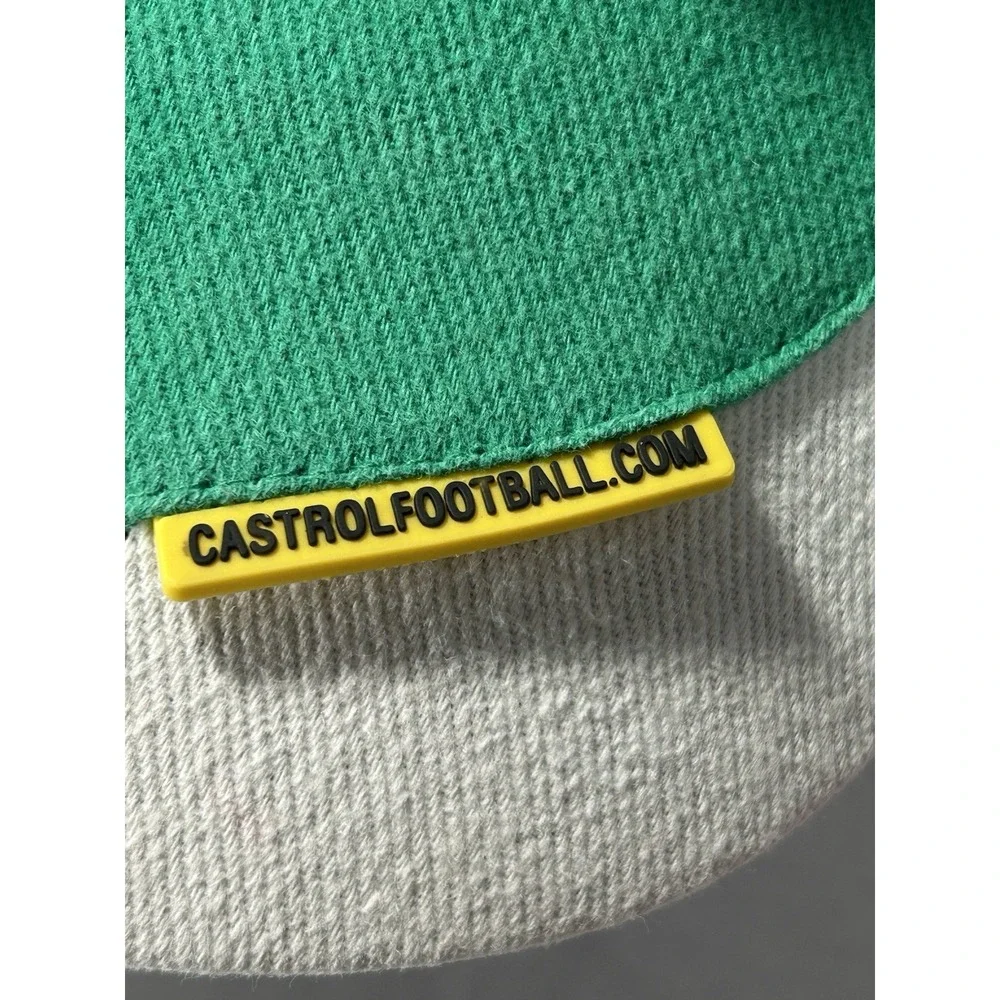 Castrol FIFA World Cup 2014 Brasil Hat adjustable buckle Green has‎ wear